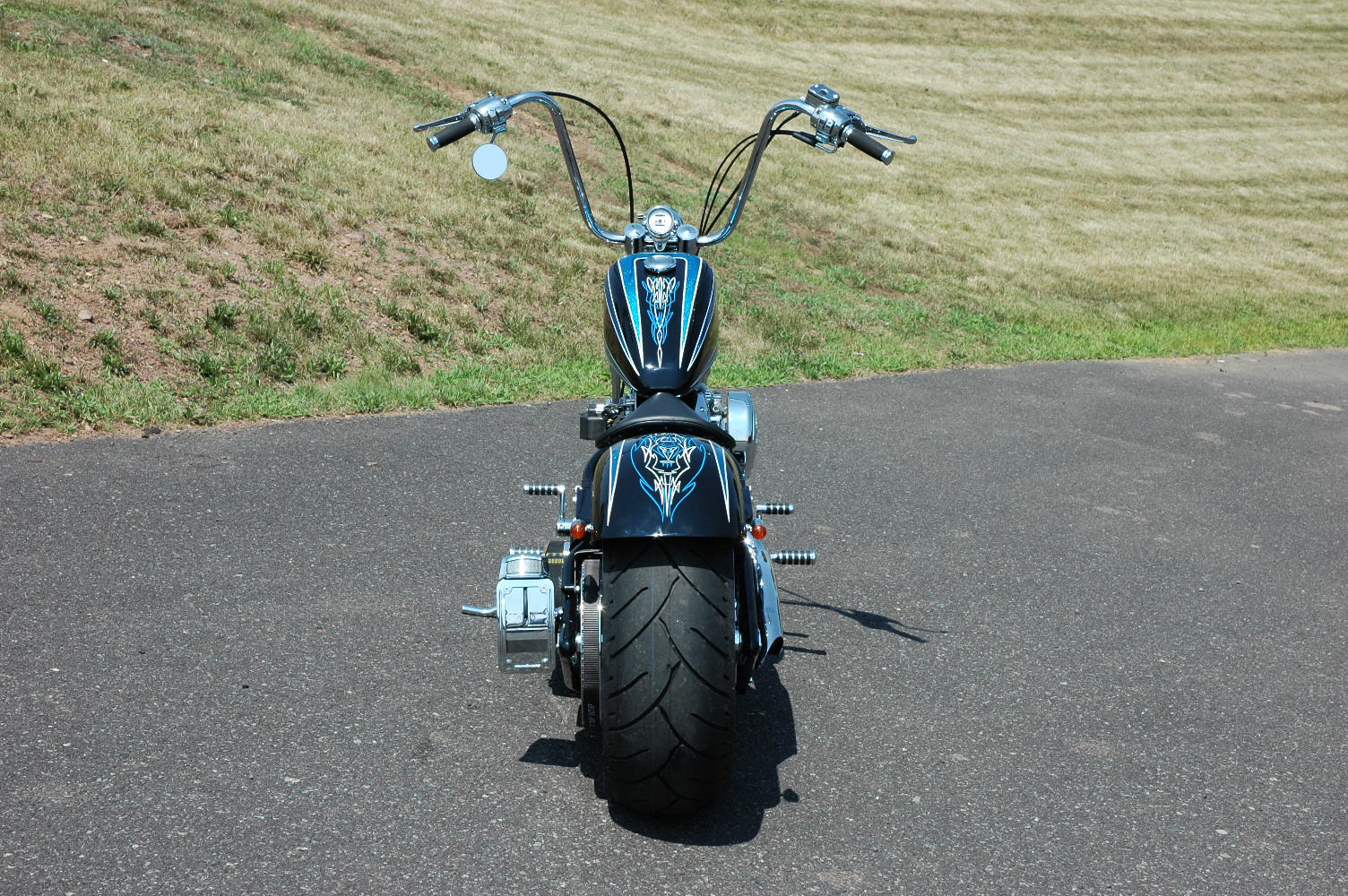 custom chopper speedometer