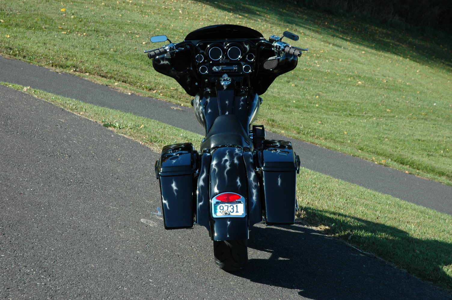 2008 street glide handlebars