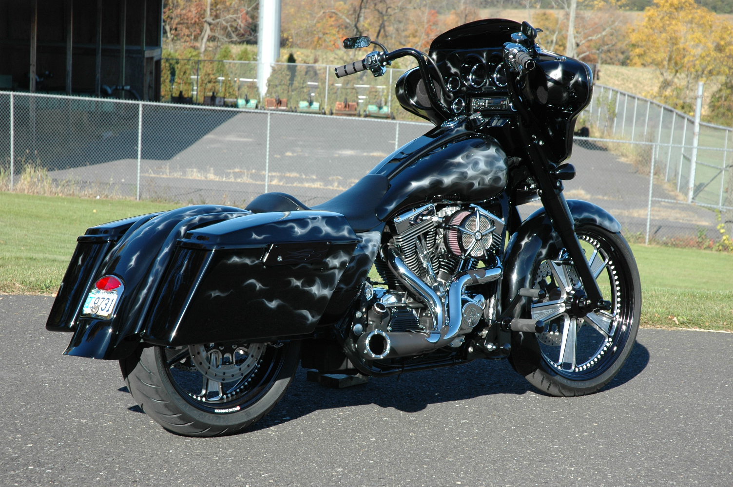 10 ape hangers for street glide
