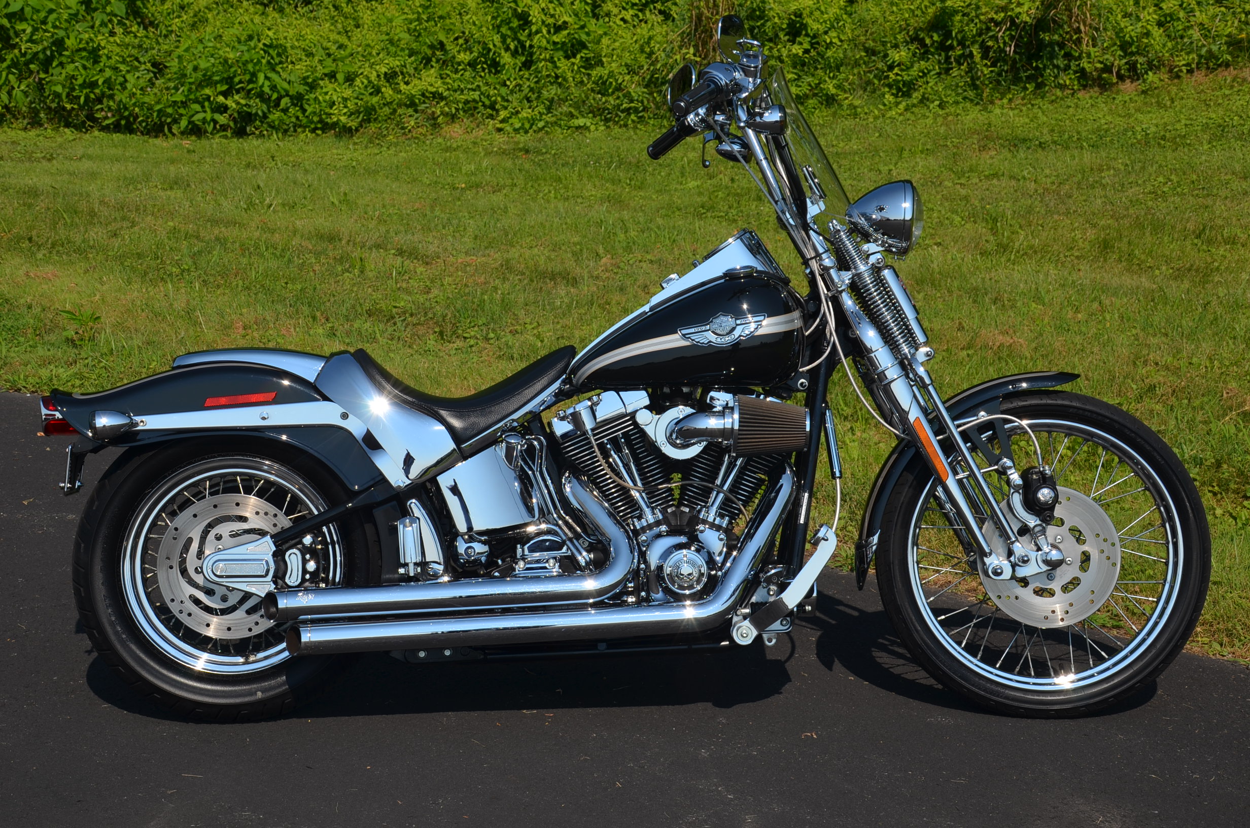 Buy 2003 BLACK 100TH ANNIVERSARY HARLEY DAVIDSON SOFTAIL on 2040motos