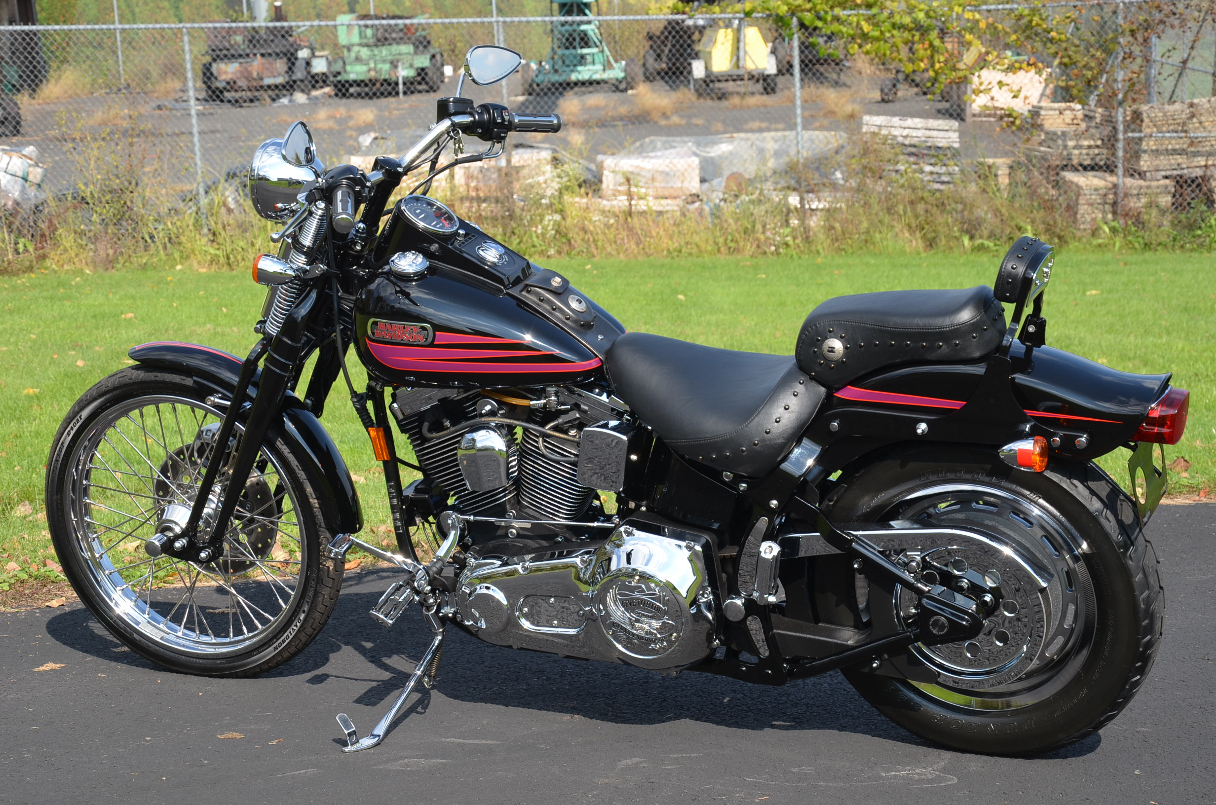 Buy 1996 EVO HARLEY DAVIDSON SPRINGER SOFTAIL BADBOY BAD ...