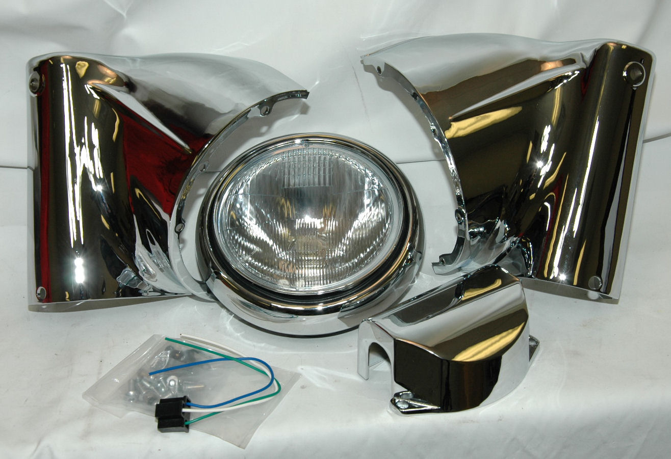 CHROME HEADLIGHT NACELLE HARLEY SOFTAIL HERITAGE FATBOY eBay