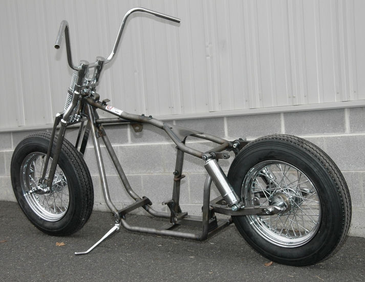 KraftTech Swingarm Frame Shovelhead Panhead Rolling Chassis Roller