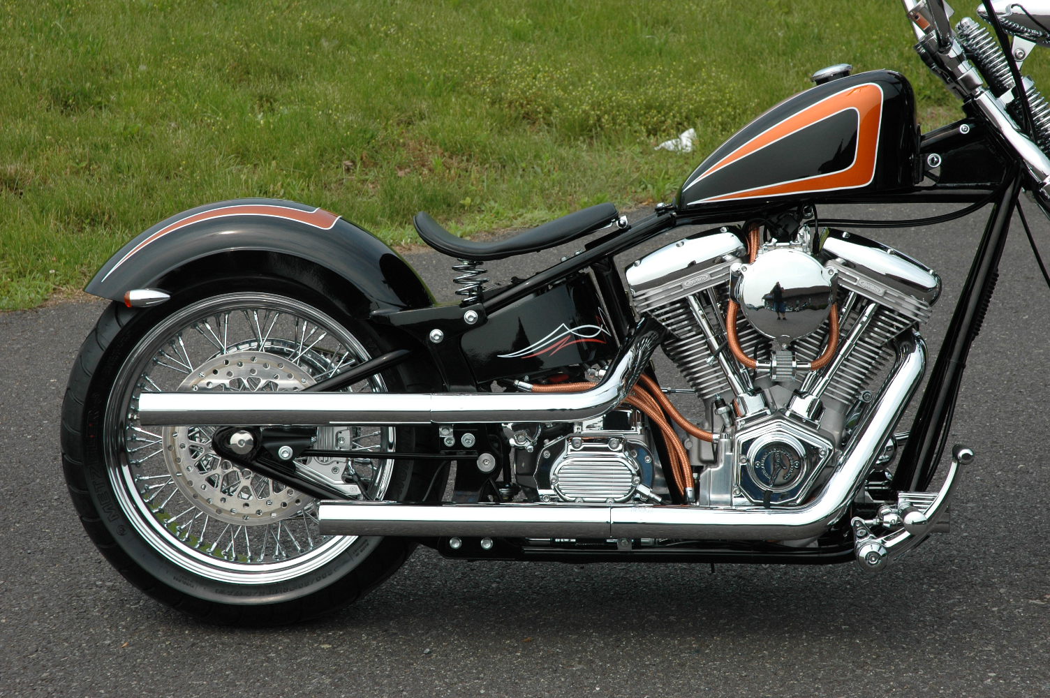 SPRINGER SOFTAIL BOBBER ROLLING CHASSIS ROLLER FRAME BIKE KIT HARLEY