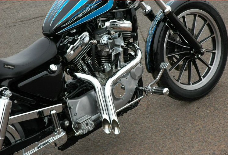 laf exhaust softail