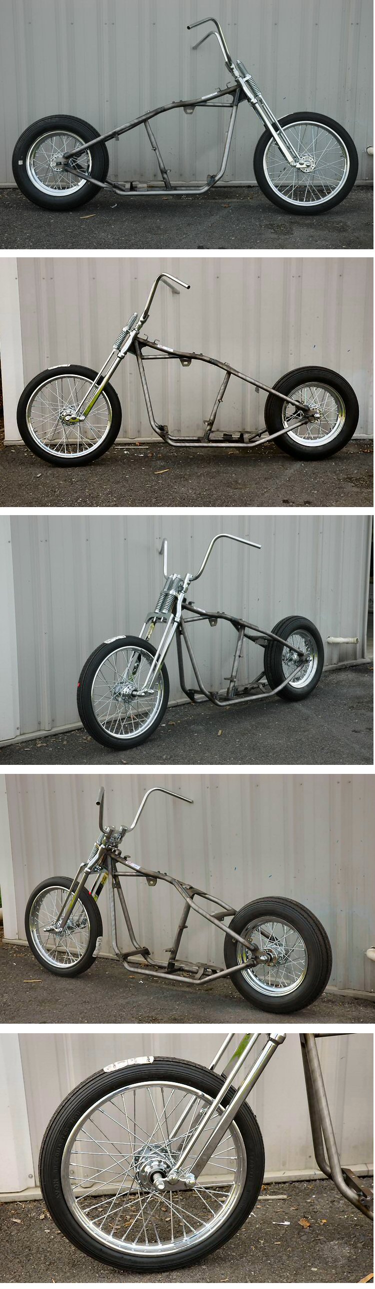 CHOPPER RIGID BOBBER FRAME COMPLETE ROLLING CHASSIS KIT HARLEY BOBBER CUSTOM eBay